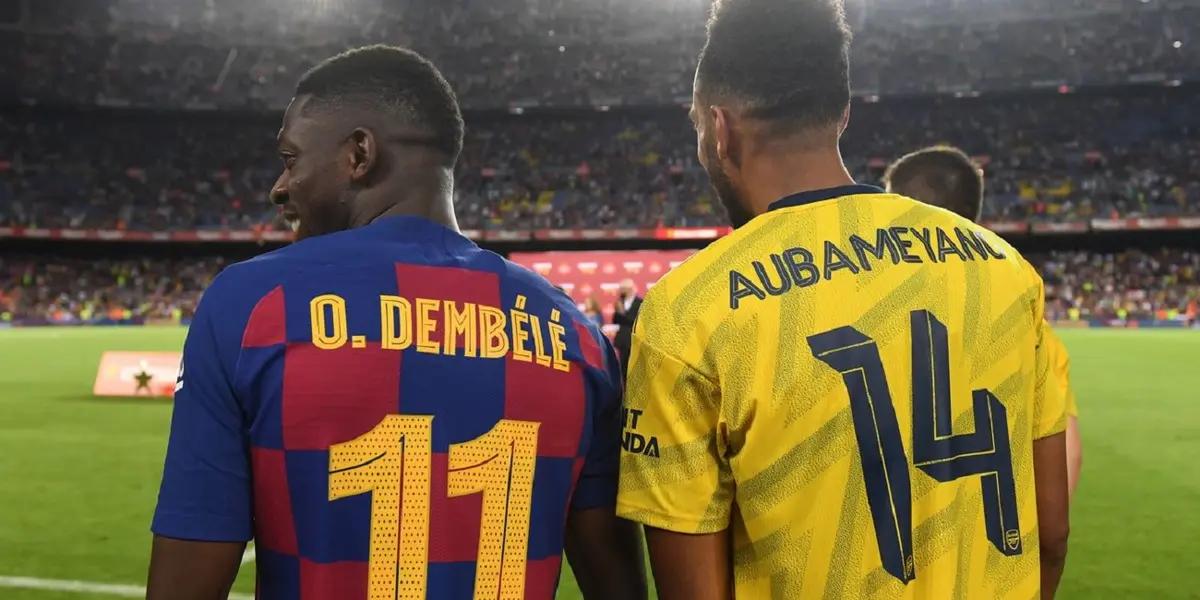 Ousmane Dembélé, el atacante galo que sigue sin renovar con el Barça, y el delantero del Arsenal Aubameyang, que ha sido desposeído de su capitanía, son protagonistas de lo que puede ser una operación de mutuo beneficio.