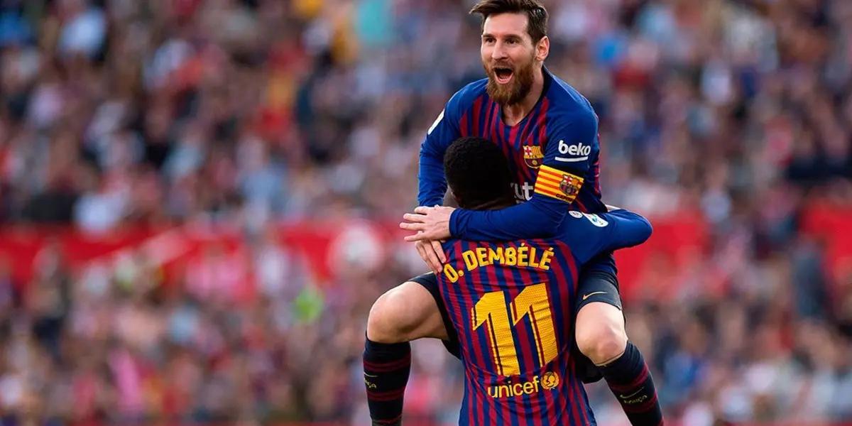 Ousmane Dembelé fue claro con su postura hacia Lionel Messi y su posible retorno