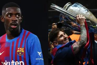 Ousmane Dembélé pasó por al lado de la última Champions League y tuvo un gesto que encendió la nostalgia en los presentes