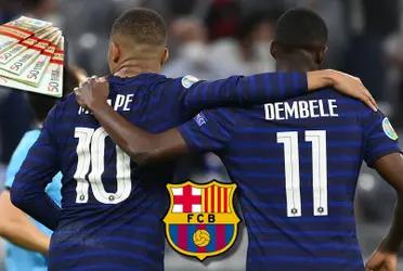 Ousmane Dembélé no quiere irse del FC Barcelona pese al pedido de Mbappé para que juege en el PSG