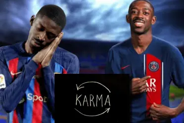Ousmane Dembelé se fue del FC Barcelona poco después de decir que quería ganar la Champions, el karma le llegó