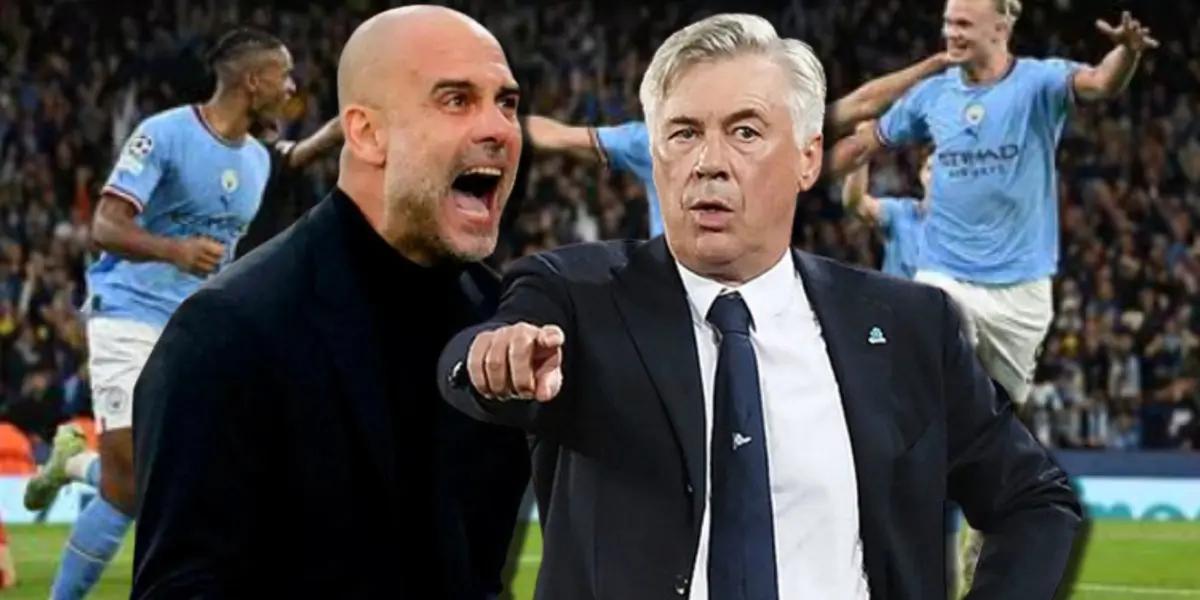 Palo de Guardiola a Ancelotti, porque el Madrid ya fue mal perdedor ante el City