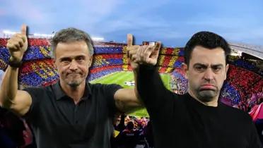 Para distraerlo del duelo de 4tos de Champions, esto dijo Luis Enrique a Xavi