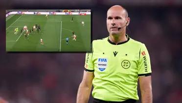 Para enojar al Madridismo, esto dijo Mateu Lahoz sobre el gol de Leipzig anulado