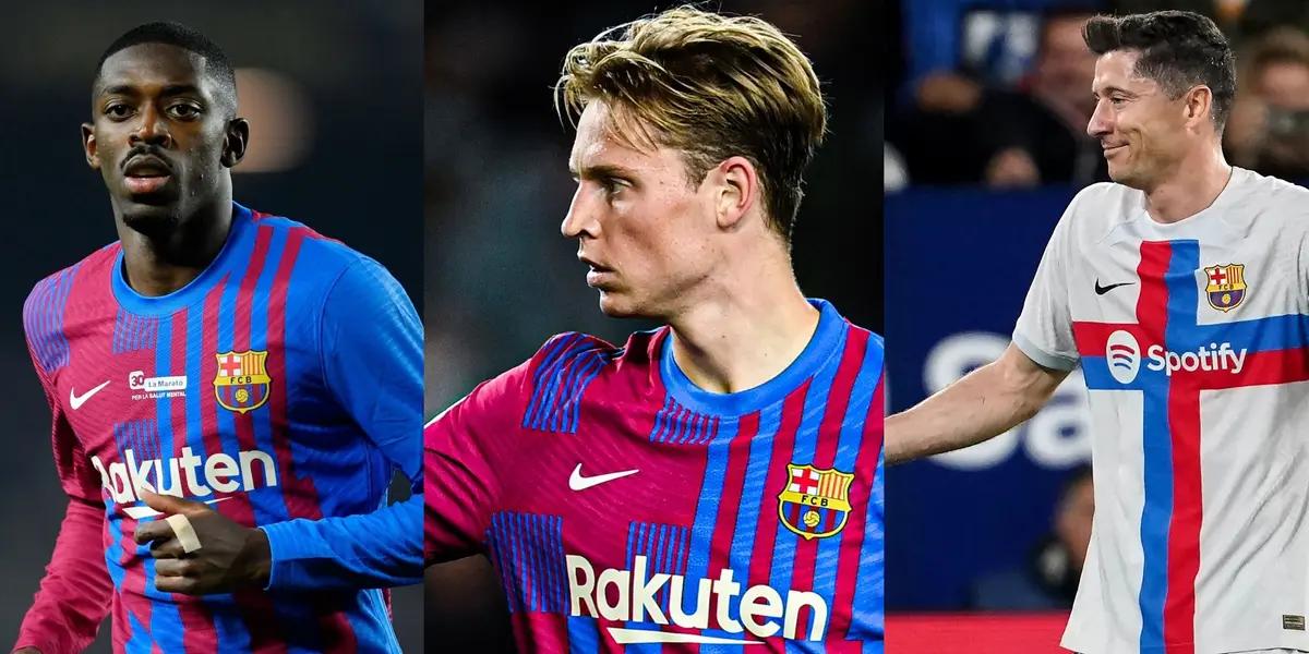 Para Xavi Ousmane Dembélé, Frenkie De Jong y Robert Lewandowski son la clave del triunfo