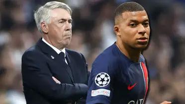 Parece que Carlo Ancelotti no está ilusionado con la llegada de Kylian Mbappé al Real Madrid