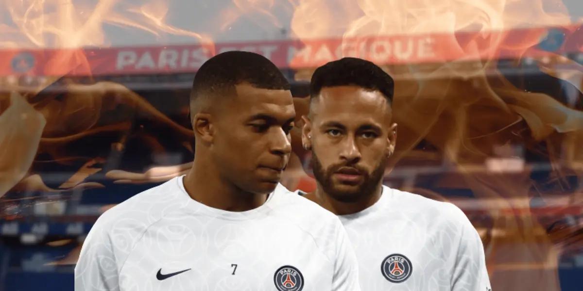 Parece que la relación de Ney y Kylian no era la mejor de todas como muchos creían