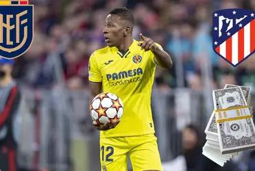 Partiendo desde el punto de vista de la edad y la proyección, la variante de Estupiñán asoma como una variante por demás interesante para el conjunto de Diego Simeone.