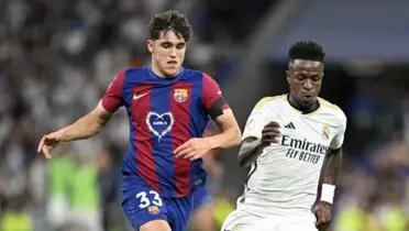 Pau Cubarsí y Vinicius / Foto: Olé