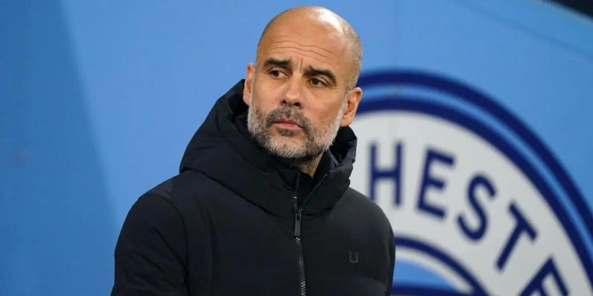 Pep Guardiola habló en conferencia de prensa y tuvo un divertido momento cuando lo consultaron por el Manchester United.