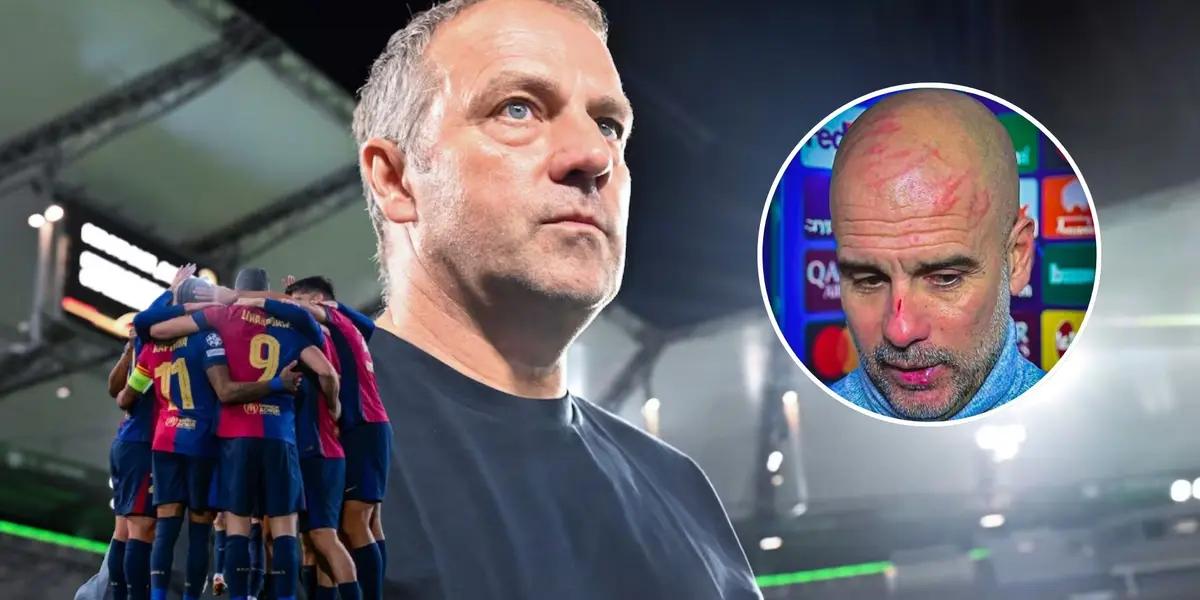 Pep Guardiola - Hansi Flick (Foto: FC Barcelona)