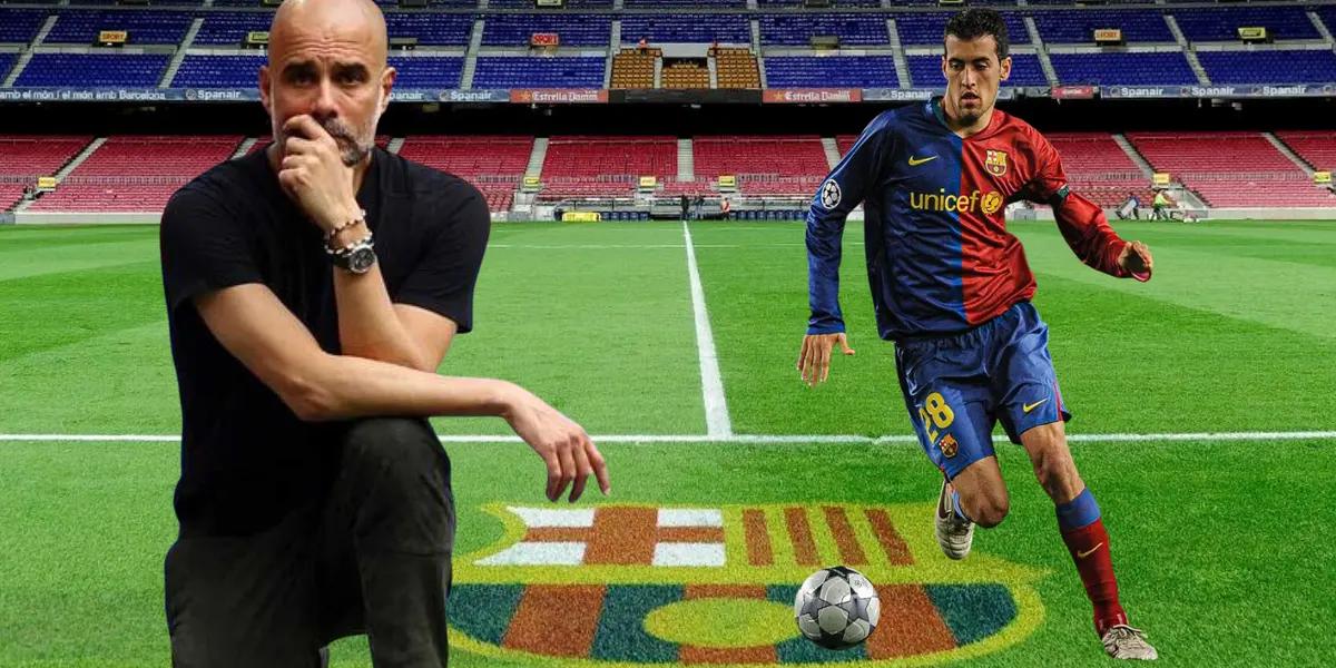 Pep Guardiola hizo debutar a Sergio Busquets pero una decisión lo pudo complicar a futuro