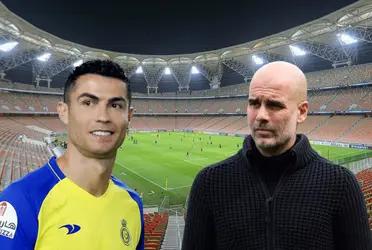 Pep Guardiola se tomó su tiempo y le dedicó unas palabras a Cristiano Ronaldo