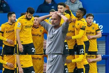 Pep Guardiola tuvo un fursio en la previa del partido de Manchester City contra Wolverhampton y los Wolves le devolvieron con cargada
