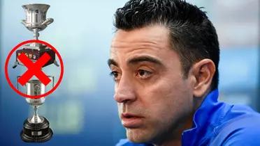 Perdió Copa del Rey y Supercopa, la nefasta marca que Xavi rompe tras 94 años