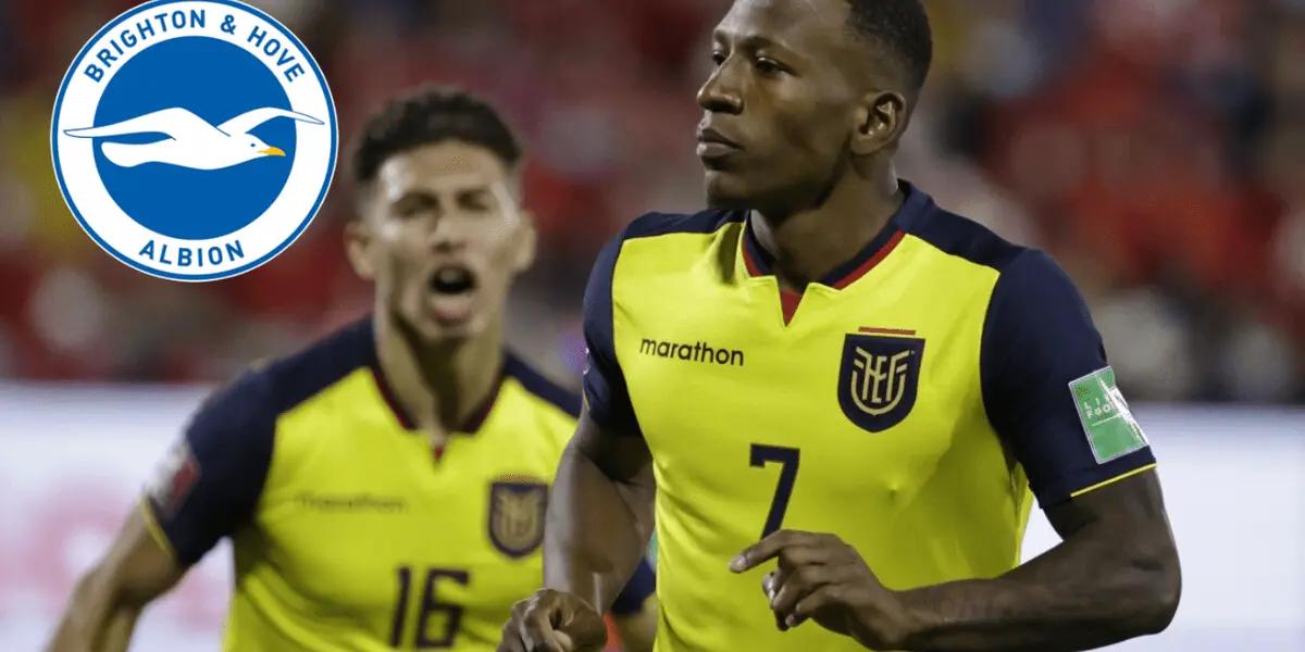 Pervis Estupiñán está en su mejor momento desde que llegó a Inglaterra.