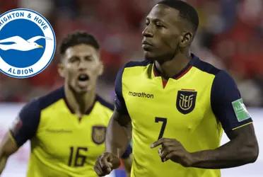 Pervis Estupiñán está en su mejor momento desde que llegó a Inglaterra.