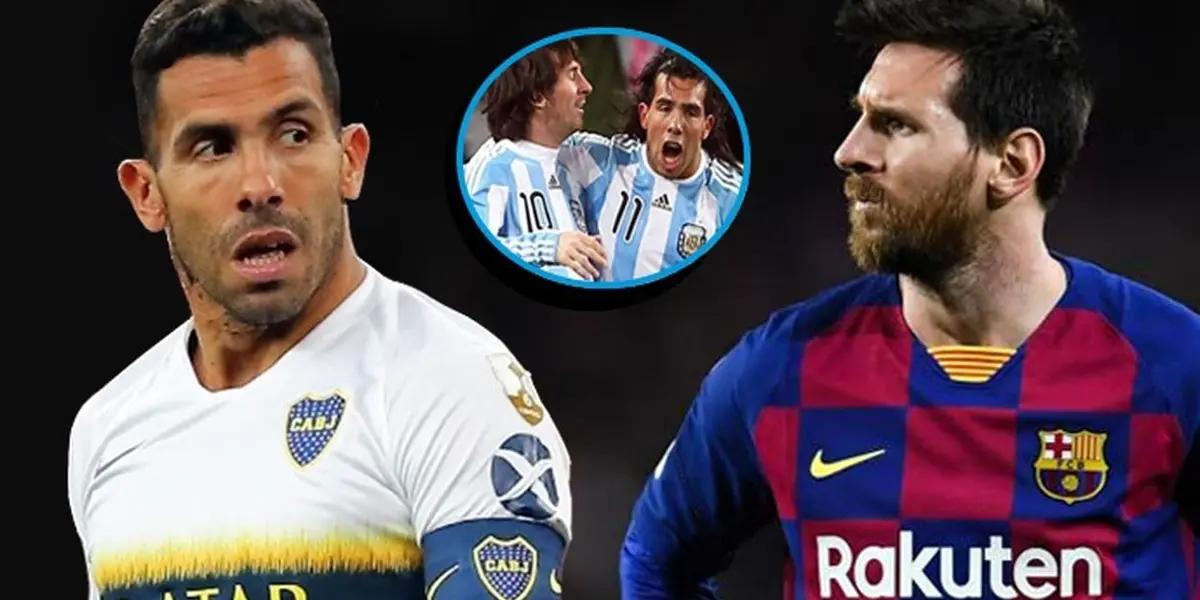 Picantes palabras de Carlitos Tévez sobre quién es el mejor del mundo.