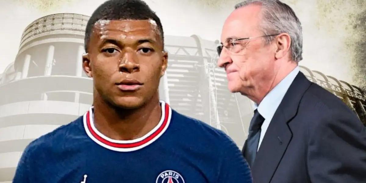 Pidieron una vez más a Florentino Pérez que contrate a Kylian Mbappé para el Real Madrid y así respondió el directivo