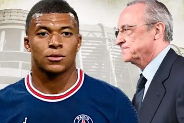 Pidieron una vez más a Florentino Pérez que contrate a Kylian Mbappé para el Real Madrid y así respondió el directivo