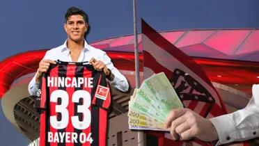 Piero Hincapié, jugador del Bayer Leverkusen, que interesó al Atleti