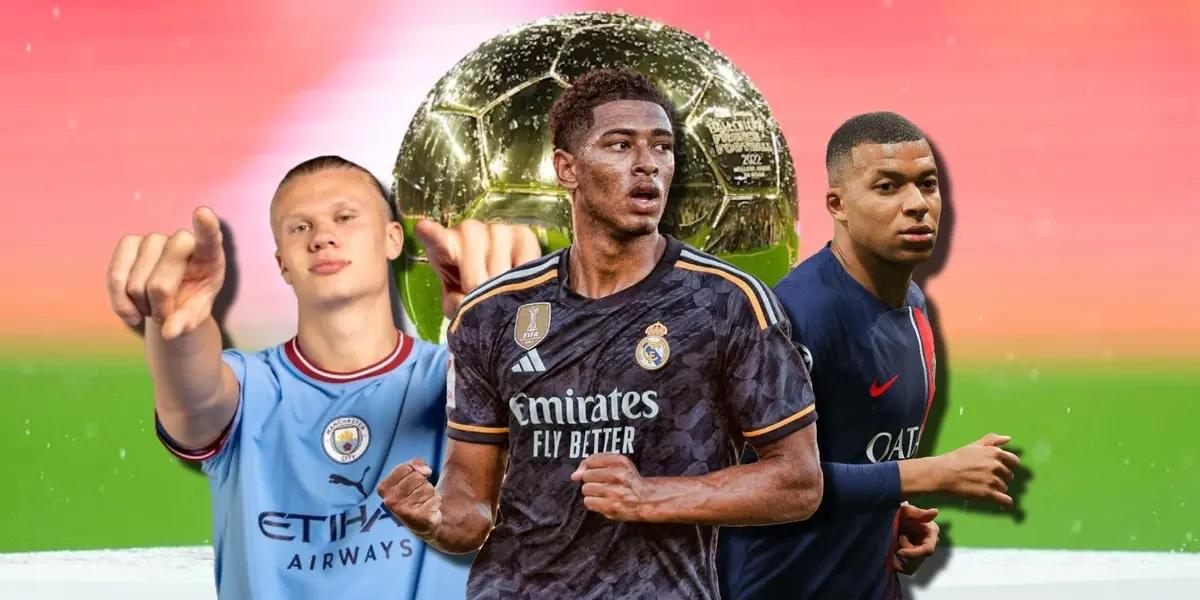 Ponen a Jude Bellingham como el favorito para ganar el Balón de Oro, incluso por encima de Kylian Mbappé y Erling Haaland