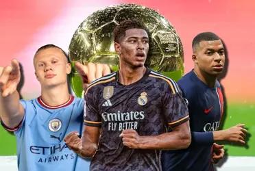 Ponen a Jude Bellingham como el favorito para ganar el Balón de Oro, incluso por encima de Kylian Mbappé y Erling Haaland