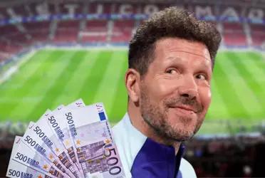 Por 800 mil, el primer fichaje que tendría confirmado el Atlético de Madrid