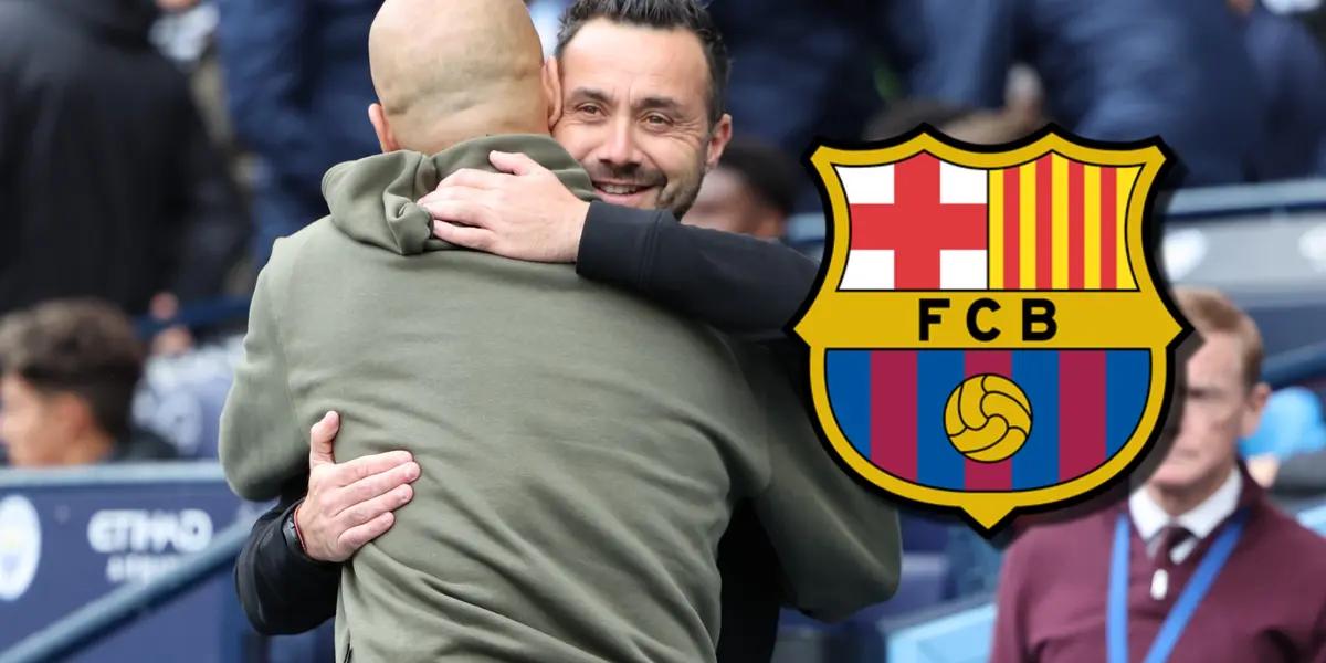 Por eso Guardiola lo sugirió para el Barça, así son las prácticas de De Zerbi