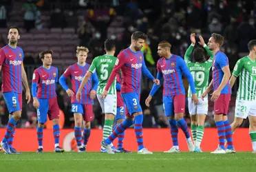 Por la fecha 16 de La Liga, el equipo culé cayó por 1 a 0 frente a los beticos. En una derrota durísima, los dirigidos por Xavi Hernández no pudieron mantener el invicto de tres partidos desde el cambio de entrenador y parecen no encontrar el rumbo en este nuevo proyecto.