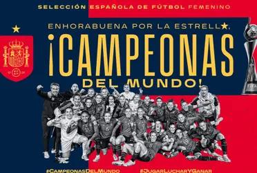 Por primera vez en su historia, el fútbol femenino español llegó a lo más alto y se consagró campeón del mundo.