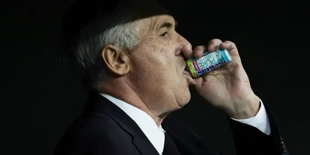 ¿Por qué Ancelotti come chicles en todos los partidos de Real Madrid?