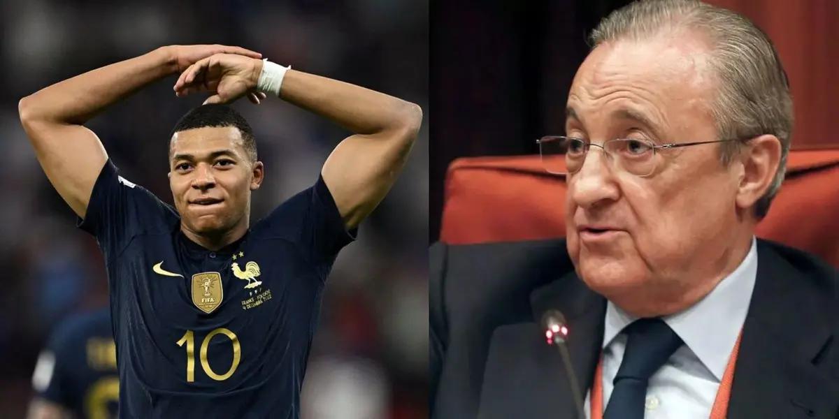 Por más que muchos hinchas madridistas pifian a Mbappé, Florentino Pérez no se olvida de él y tiene un plan para convencerlo.