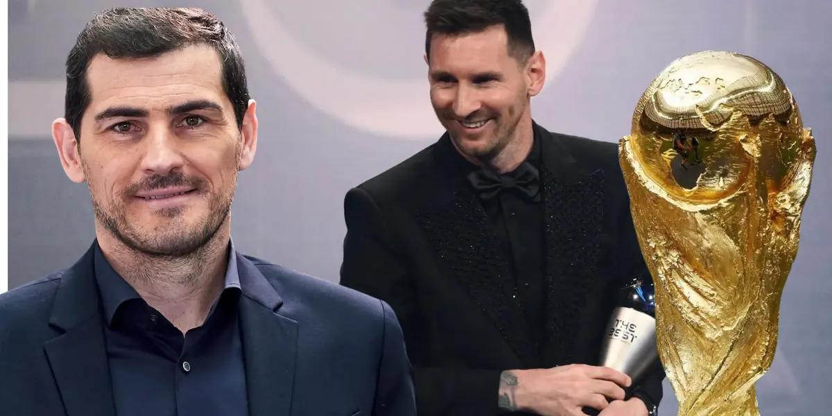 Primero fue Casillas, el otro campeón mundial que atacó a Messi por The Best