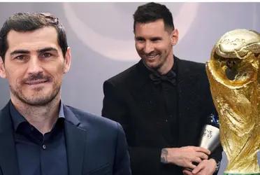 Primero fue Casillas, el otro campeón mundial que atacó a Messi por The Best