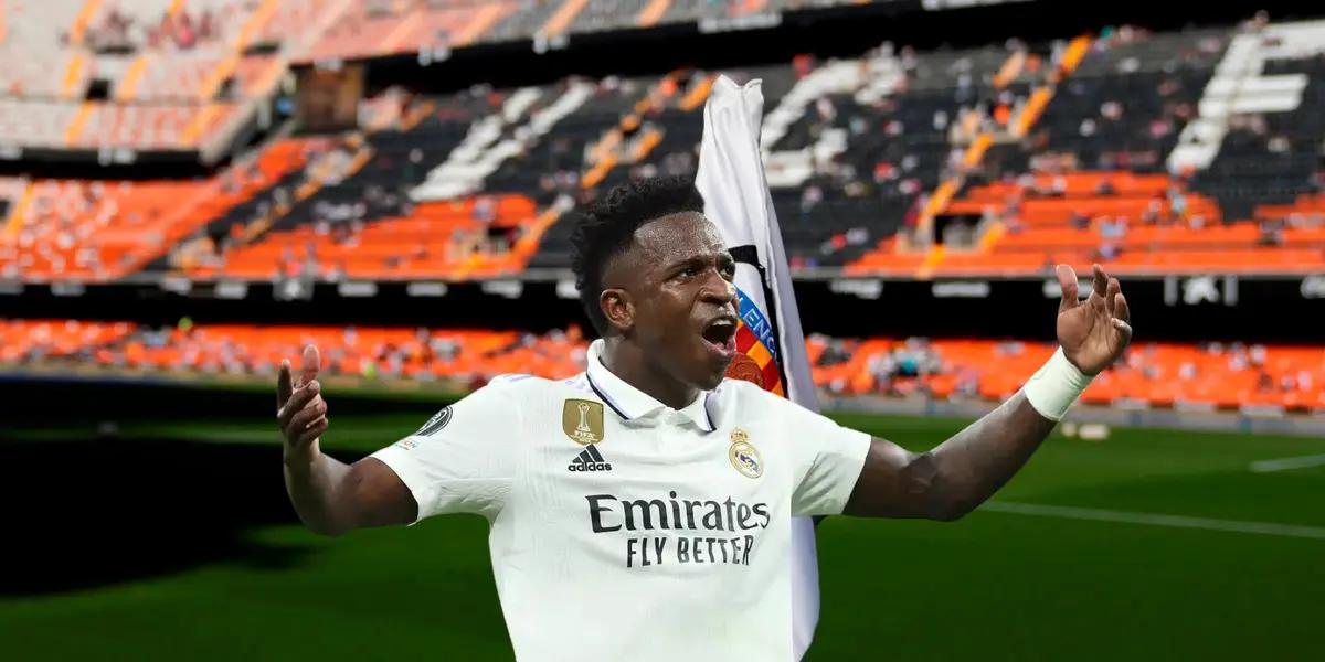 Primero fue por racismo, el nuevo golpe que Valencia da a Vinicius
