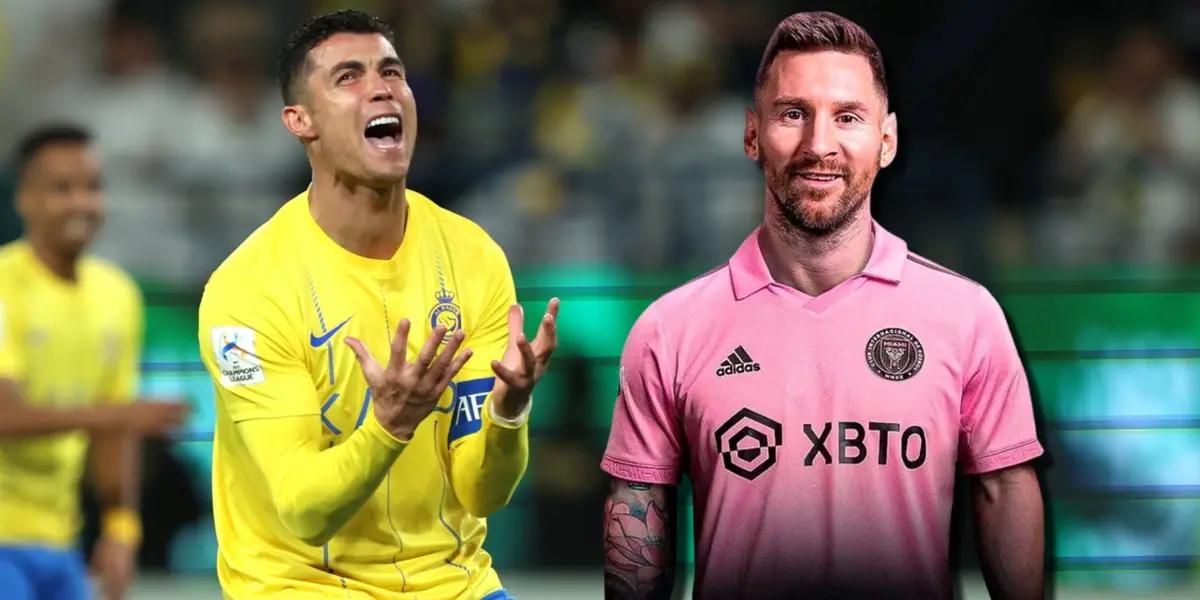 Primero perdió con Al-Nassr y ahora Messi le robó protagonismo a CR7 en Arabia