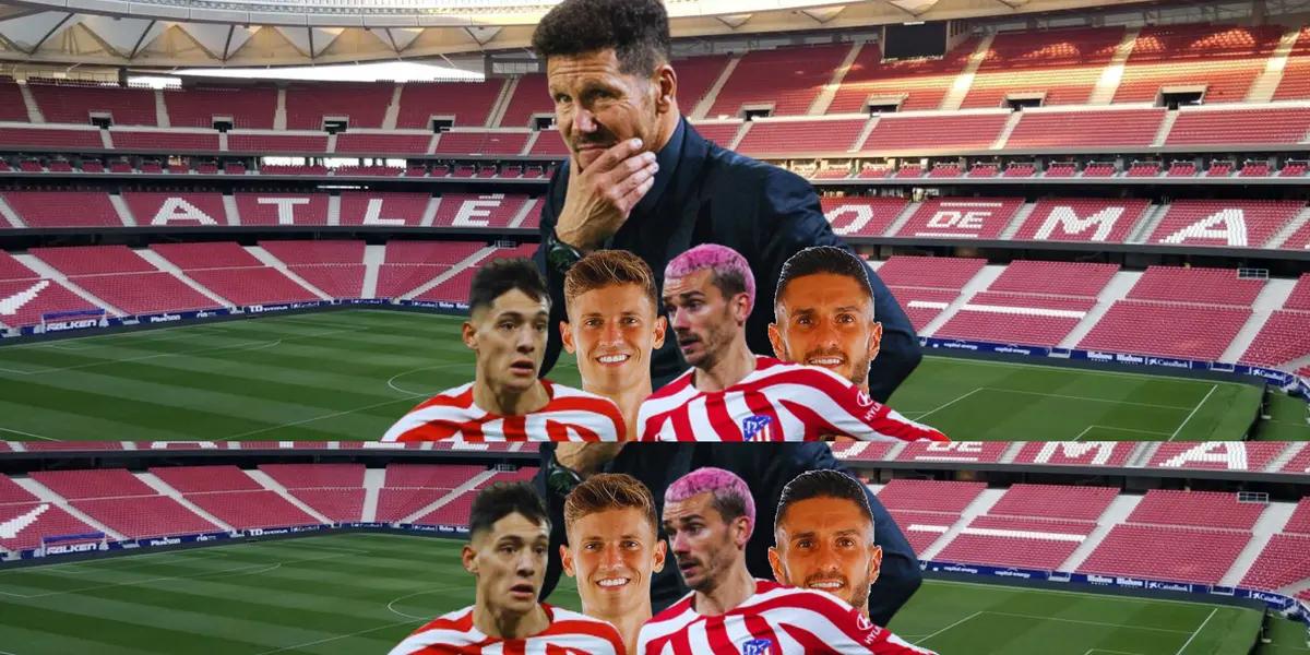 Problemas para Cholo Simeone, Atleti quiere deshacerse de este jugador que él ama.