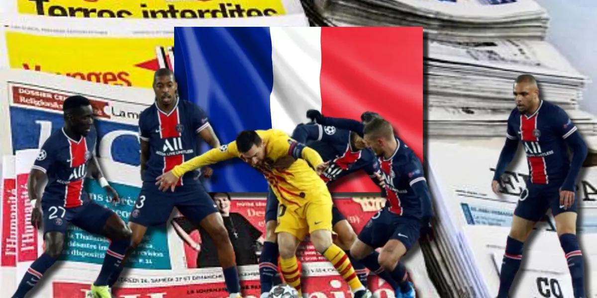 PSG en 4tos de Champions y la prensa francesa menospreció al Barça, esto dijeron