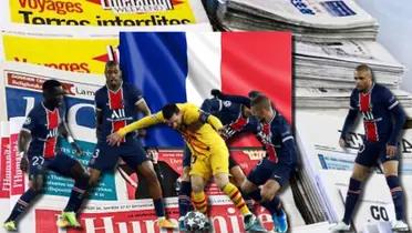PSG en 4tos de Champions y la prensa francesa menospreció al Barça, esto dijeron