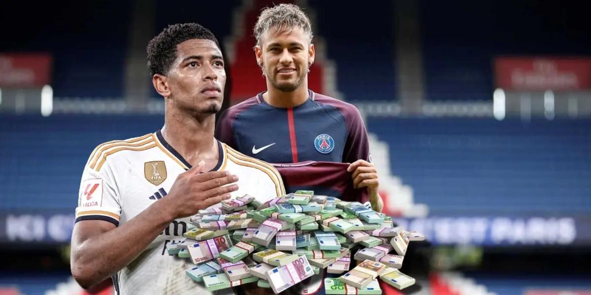 PSG se quiere llevar a Jude Bellingham del Real Madrid, por millones de euros, como antes pagaron por Neymar