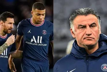 PSG volvió a perder y el entrenador Christophe Galtier desató toda su furia contra sus jugadores por el pésimo partido.