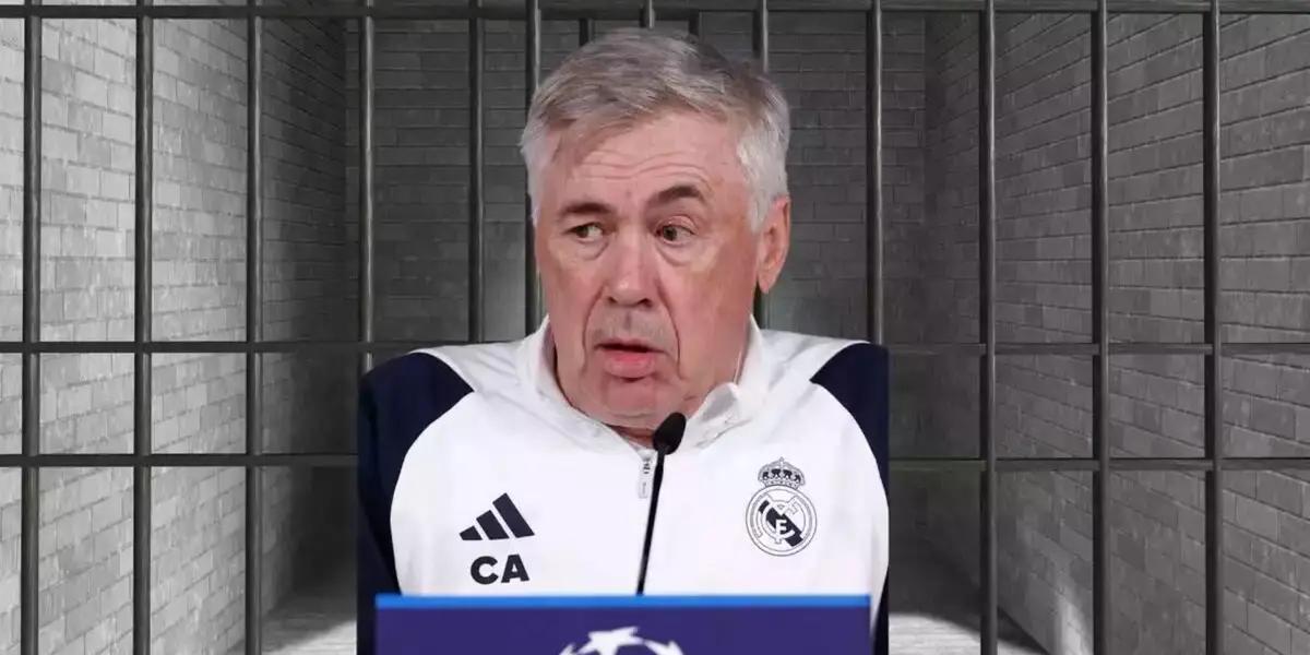 Pueden llevarlo preso por 4 años, pero poco le importó a Ancelotti y esto hizo