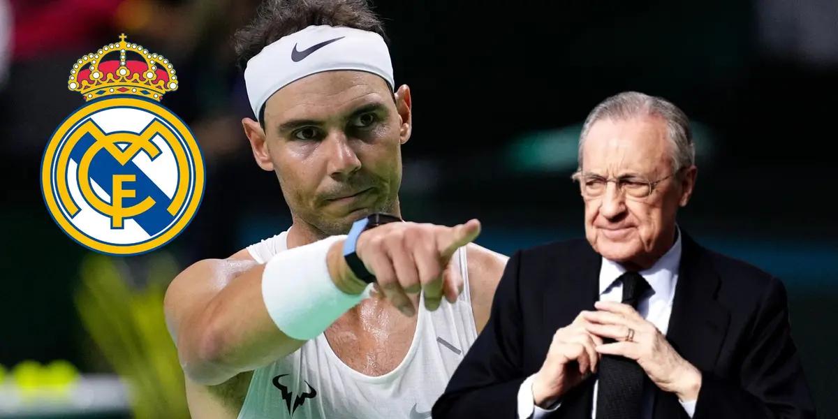 Rafael Nadal - Florentino Pérez (Foto: Real Madrid)