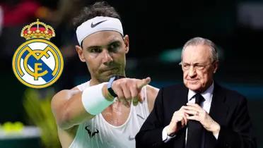 Rafael Nadal - Florentino Pérez (Foto: Real Madrid)