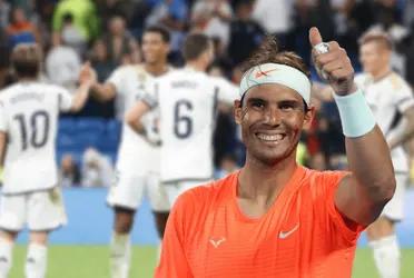 Rafael Nadal habló de mucho fútbol en una entrevista y eligió a su primer fichaje si fuese presidente de Real Madrid