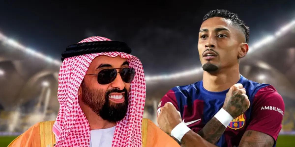 Raphinha cobra 12 millones en el Brarça, esto le pagarían en Arabia Saudí