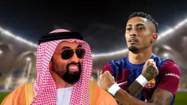 Raphinha cobra 12 millones en el Brarça, esto le pagarían en Arabia Saudí