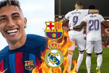 Raphinha se mostró bastante soberbio para con el Real Madrid.