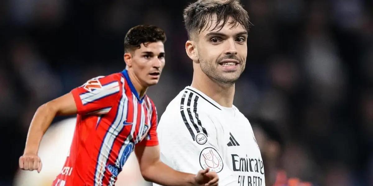 Raúl Asencio - Julián Álvarez (Foto: X)